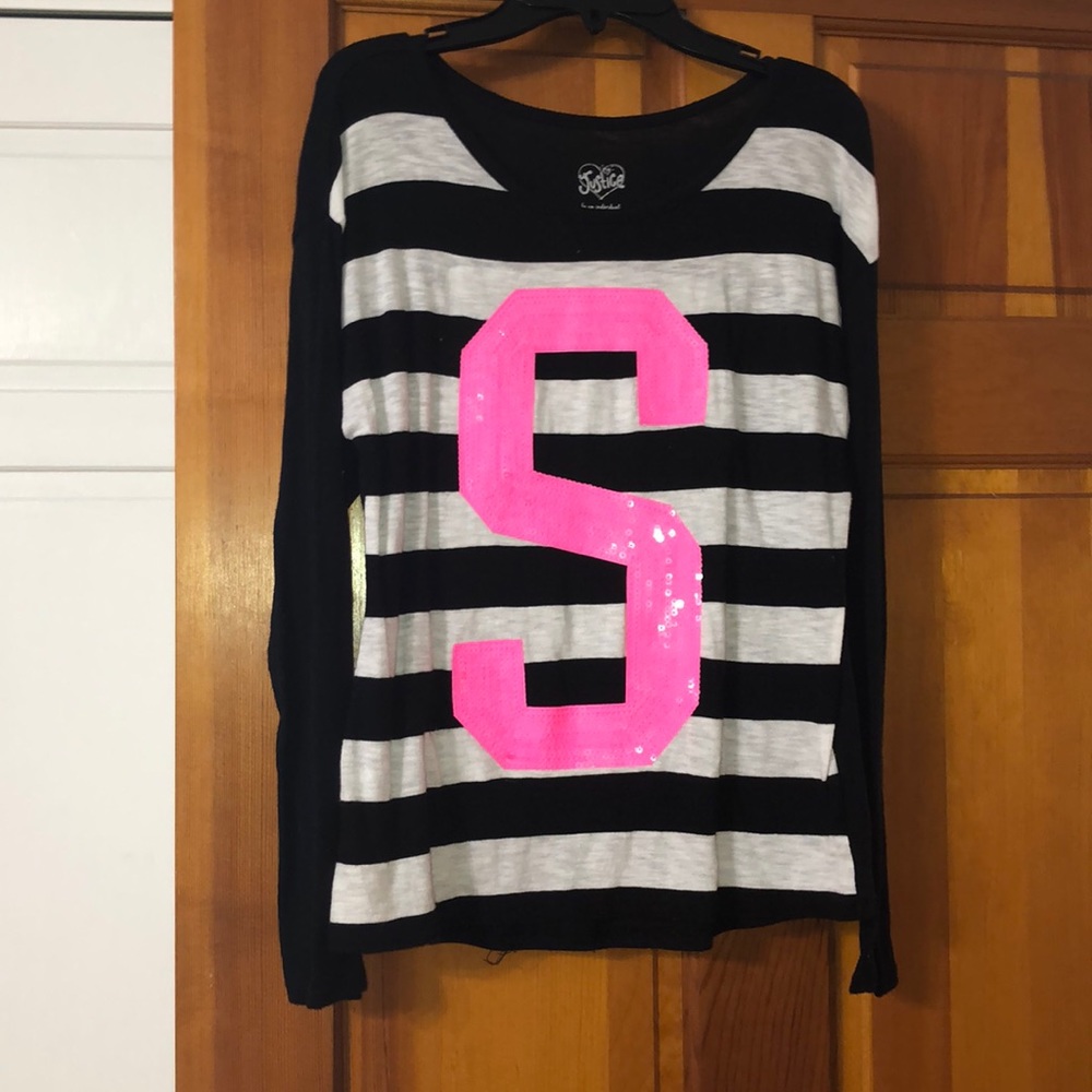 justice girls “s” top